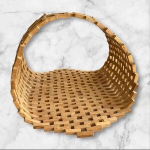 Woven Wooden Basket